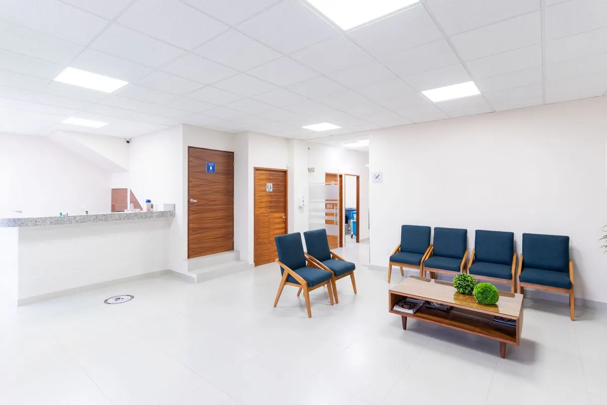 Waiting room of a local clinic