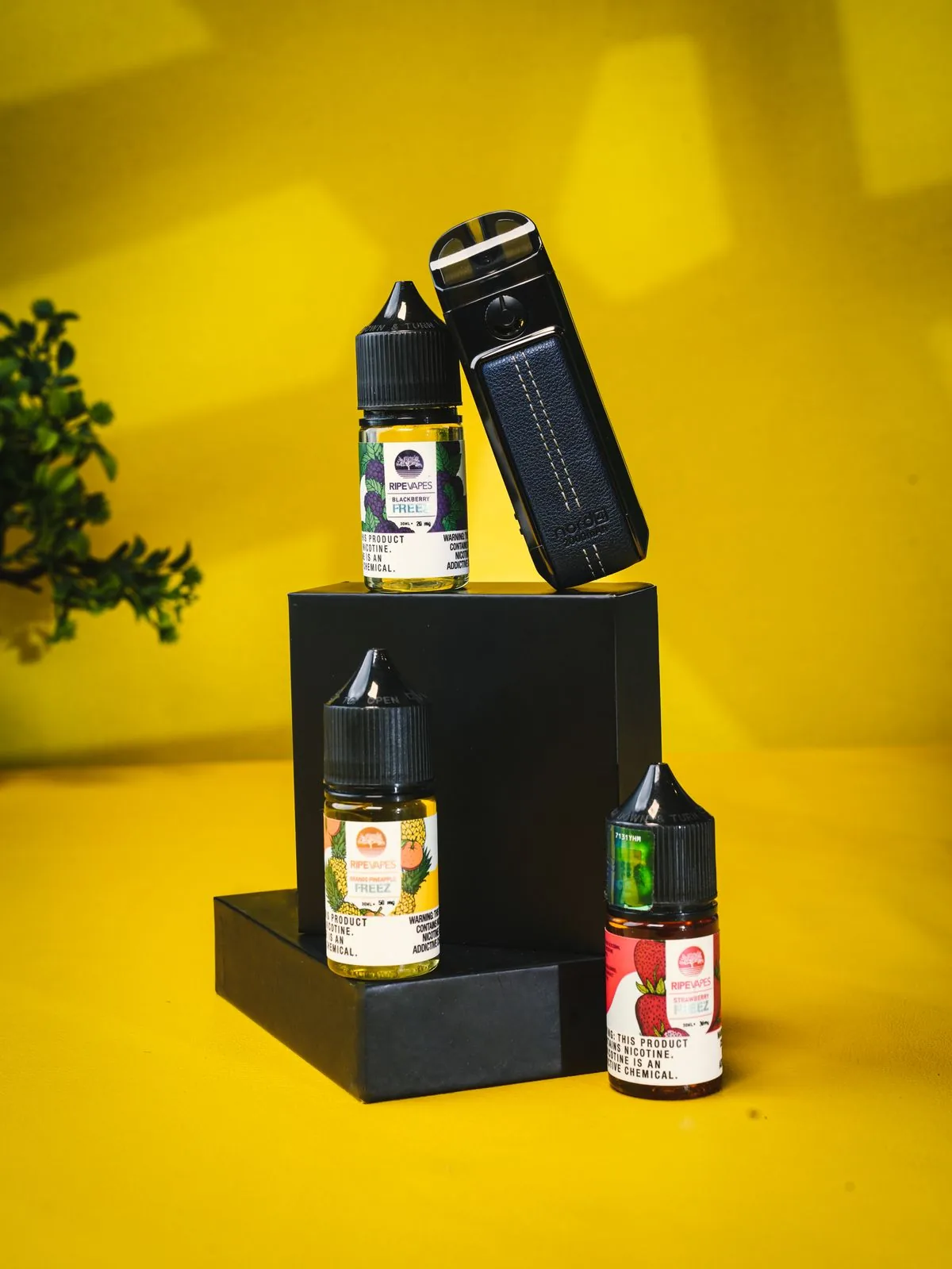 E-liquid bottles